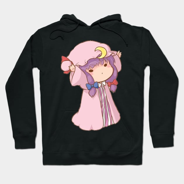 Patchouli Chibi Hoodie by KokoroPopShop